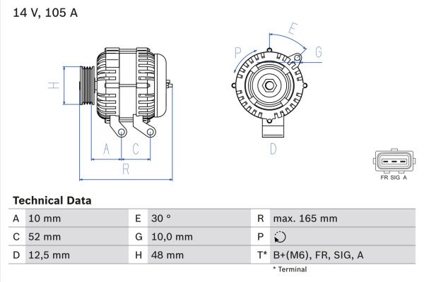 0986080440, Dynamo, Generátor, BOSCH, 1305962, 1322573, 1361259, 1426014, 1511220, 1708472, 3N1110300AA, 3N1110300AB, 3N1110300AC, 3N1110300AD, 3N1110300AE, 3N1110300AF, 3N1110300AG, 1986A00588, 63374070, 8EL738211-931, CA1925IR, DRA0062, LRA03013, MS1022118353, LRA3013, MS1022118354, MS1022118355, 1022118351, 1022118352, 1022118353, 1022118354, 1022118355, 1022118356