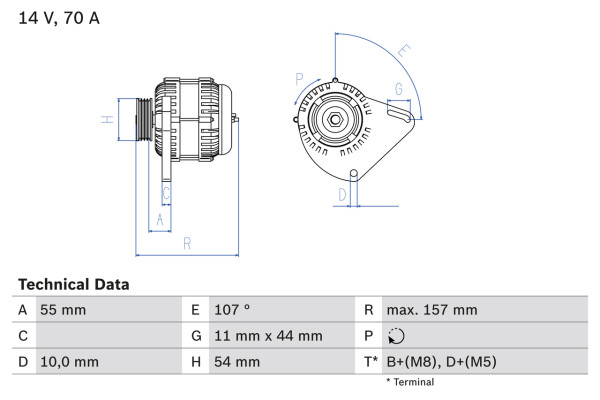 0986080490, Dynamo, Generátor, BOSCH, 46554402, 46843093, 46816029, 51859047, 8EL749555-001, CA1844IR, MAN7001, MS1022118220, 1022118220, 63321761, 1022118221, 63321869, 63377001