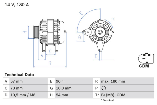 0986082200, Dynamo, Generátor, BOSCH, 12317802261, 12317802619, 1986A00560, CA2041IR, FG18S019, LRA03100, 2543461
