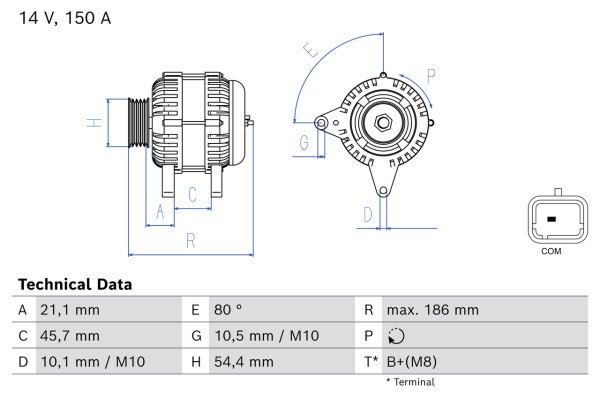 0986084640, Dynamo, Ostatní, BOSCH, 9810525380, 9820893880, K9826573480, 9826573480, 1986A00600, FG15T151, MS1042119580, 1042119580, TG15S213, TG15S218, 2624310D, 2719830C
