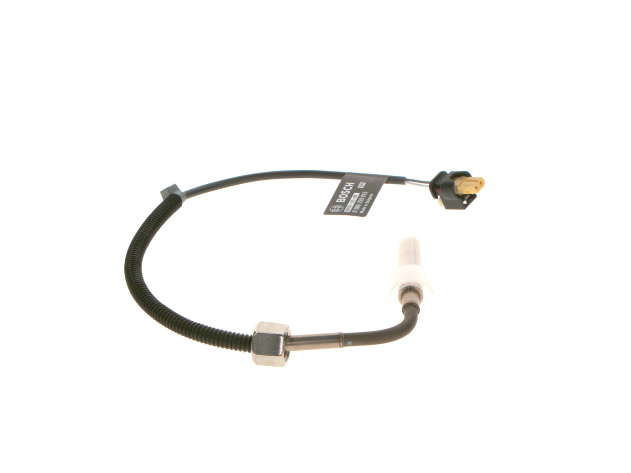 0986259013, Sensor, eksostemperatur, Čidlo, teplota výfukových plynů, BOSCH, 137019, A0009054308, 2507019, A0009055205, A0081534128, 0009054308, 0009055205, 0081534128, 172000023010, 6PT014494-011