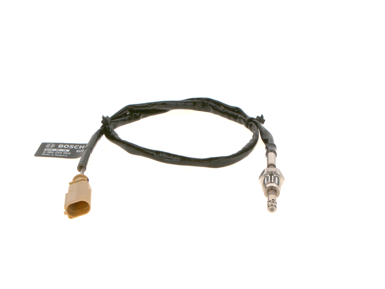 0986259069, Sensor, eksostemperatur, Čidlo, teplota výfukových plynů, BOSCH, 04L906088B, 137008, 2507008, 1473938, 172000189010, 6PT014494-491