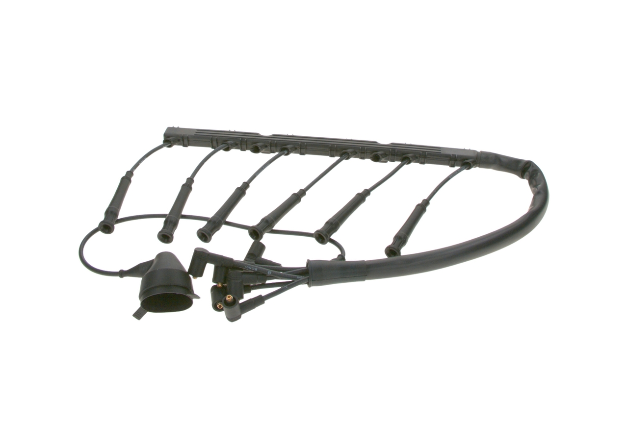 0986356322, Tennplugg kabelsett, Sada kabelů pro zapalování, BOSCH, 12121705623, 12121710591, 12121710662, 784A100, B322, ZE738, ZK902, 0300890154