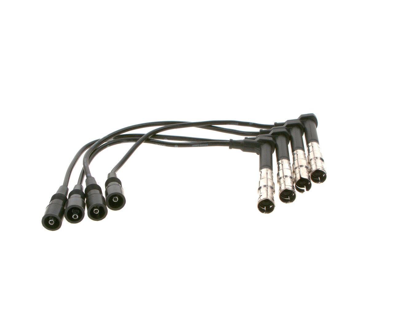 0986356351, Tennplugg kabelsett, Sada kabelů pro zapalování, BOSCH, 227, 9597, B351, ZEF642