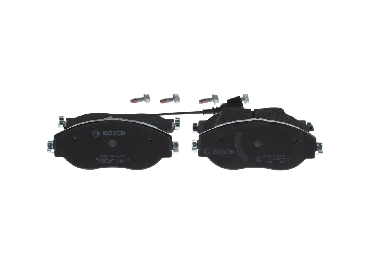Bremsekloss sett - 0986424285 BOSCH - 5Q0698151AG, 05P1734, 13046026172