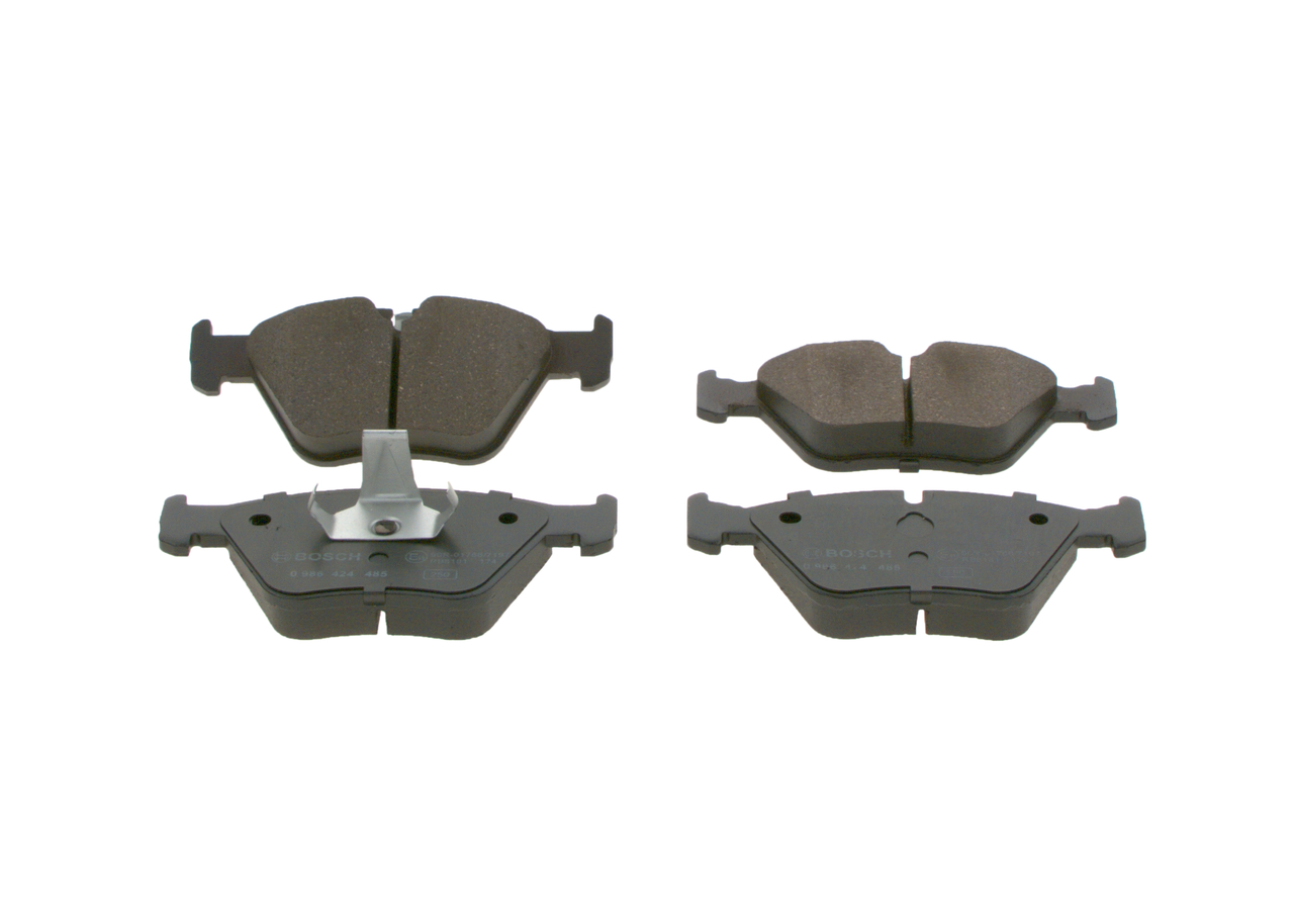 0986424485, Bremsekloss sett, Sada brzdových destiček, kotoučová brzda, BOSCH, 34111163387, 34111163953, 34111164330, 34111164331, 34111164627, 34111164629, 34112282416, 34116750148, 34116754705, 34116761277, 34116761278, 34116761279, 34116761280, 027025, 05P296, 0986AB2516, 13046070892, 1501221519, 181140, 2096801, 227015, 301310, 32260, 571355D, 571880B, 6112642, 6322, 7030, 8DB355007-411, BP926
