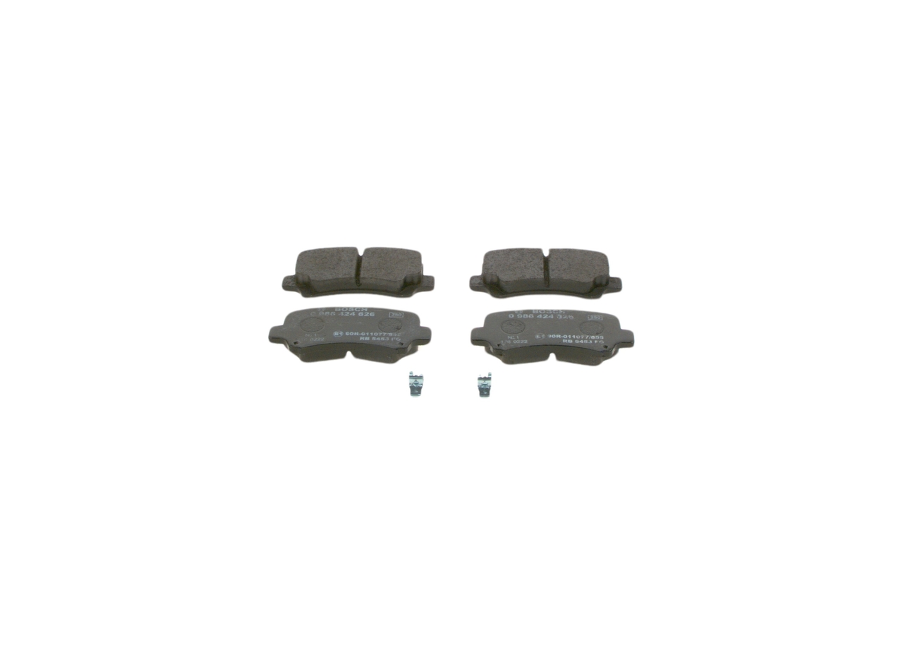 Bremsekloss sett - 0986424626 BOSCH - 5581075F00000, S213501080, 5581075F10000