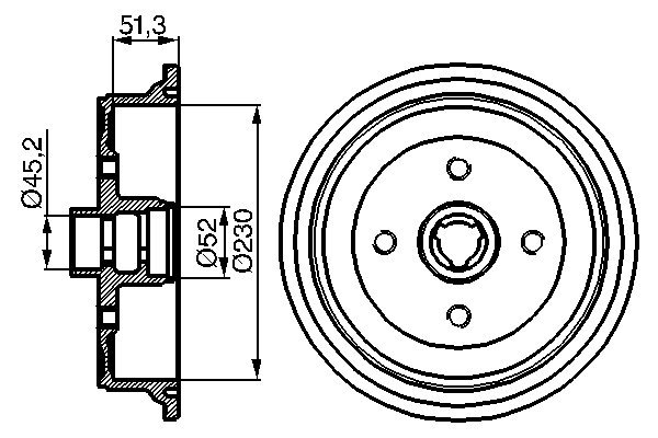 0986477029, Bremsetrommel, Brzdový buben, BOSCH, 431501615A, 443501615A, 431501615, 443501615, 100164400, 14559810, 150092, 1825254713, 24022300071, 254713, 329133B, 329133J, 63902, 707400, 7D0239, 94009200, BDM1010, BDR200, BF284, BT0740, BT200, DB4083, DSK155, 254731, 7D0242, 981000092, MBD069