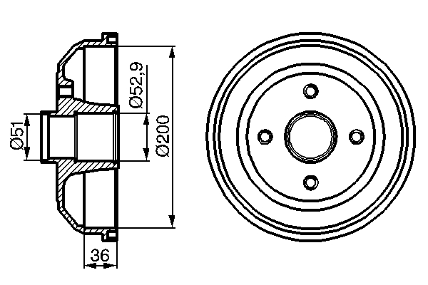 0986477134, Bremsetrommel, Brzdový buben, BOSCH, 24401369, 9196287, 418000, 9004416, 14A70210, 1825253616, 237058, 24022000391, 253616, 329713B, 329713J, 430178500, 61241, 715500, 7D0600, 94024100, BDM1057, BDR596, BF471, BT2120, BT616, DB4301, DRM9926, FDR329713, 253623, 7D0600C, 981000241, BDR616