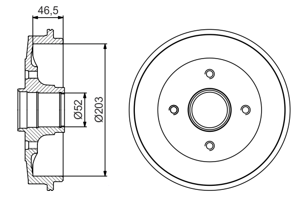 0986477184, Bremsetrommel, Brzdový buben, BOSCH, 424741, 424745, 14E30910, 237097, 24022030131, 251905, 7D0472, 94028200, BDM1079, BF392, BT1022LS, DB4220MR, DRM9905, 14E30950, 251910, 7D0472C, 9190006, 94041600, BDM1130, 251916, 7D0472CA, MBD055