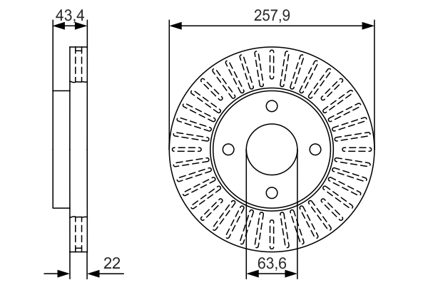 0986479T66, Bremseskive, Brzdový kotouč, BOSCH, 1522230, 2M551125AA, 2S611125AA, 2S651125BA, 98AB1125BE, 98AX1125BF, 98B1125BE, 186560, 202549, 24012201721, 250134320, 51040, 562078JC, 657510, 92096203, BDC4727, BDS1037, BG3359, BS5750C, DDF1072, DSK815, F026A00832, F1621V, PBR2100, RD00258, 0986AB6466, 24032201721, 250134352, 297560, 312549