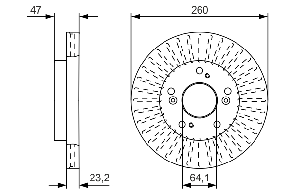 0986479U92, Bremseskive, Brzdový kotouč, BOSCH, 45251-S30-000, 09675330, 0986AB5282, 312690, 6123210, 92327703, BG3965, DF7198, DSK2574, N3304058