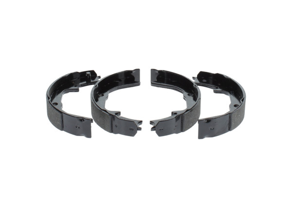 0986487685, Bremseskosett, parkeringsbrems, Sada brzdových čelistí, parkovací brzda, BOSCH, MB950211, MN102631, 03013704522, 109901314, 18492730674, 6299, 91062900, GS8479, H9735, J3505039, MFR518, 2730674, 5184793, 98101062904