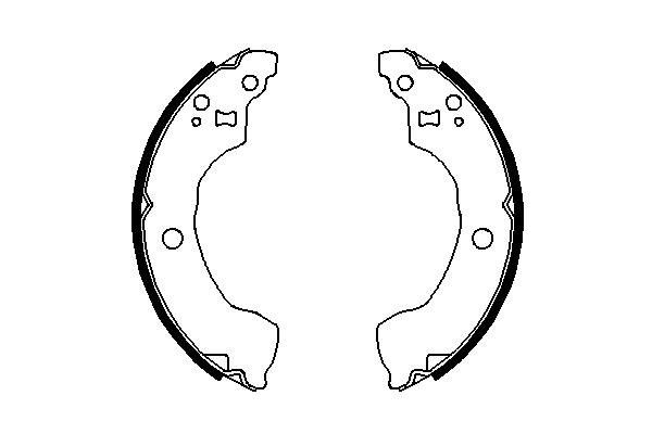 0986487691, Bremsesko sett, Sada brzdových čelistí, BOSCH, D40608M126, 440608M126, 03013704432, 067195, 08870, 109901342, 153292, 18492722694, 362491J, 418900, 564029, 680803, 8530, 91064400, BB1387A1, BS1114, GS8487, H9810, J3501053, J3501056, LS1964, M841, MFR543, S56534, SHU664, 2722694, 5184879, 530292, 98101064404