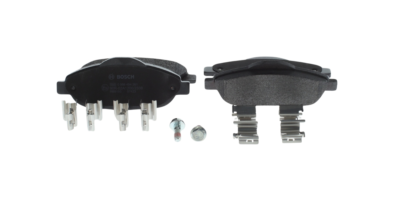0986494261, Bremsekloss sett, Sada brzdových destiček, kotoučová brzda, BOSCH, 1609253080, 1613259380, 425393, 1647862780, 425426, 05P1471, 13046038472, 181851, 2132300, 2466001, 302215, 573241J, 6117614, 8200, 856481, 8DB355013-911, FDB4003, GDB1761, LP2070, MDB2950, P61101, PAD1609, T1766, 05P1471K, 13047038472, 598927, GDB1761DTE, LP2070D19B1, P61101N, PD3098