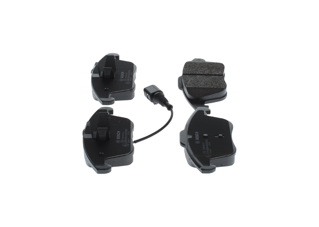 0986494372, Bremsekloss sett, Sada brzdových destiček, kotoučová brzda, BOSCH, 5N0698151A, 5N0698151B, 5N0698151, 7N0698151, 05P1392, 0986TB3154, 121921, 13046072422, 1501224795, 181864, 2121921, 2206751, 224795, 231141601, 2433301, 302261, 37612, 573246, 6117622, 6911, 862081, 8DB355014-031, 9220, ADV184208, FD7349A, FDB4057, GDB1762, LP2107, MDB2973, P1319321