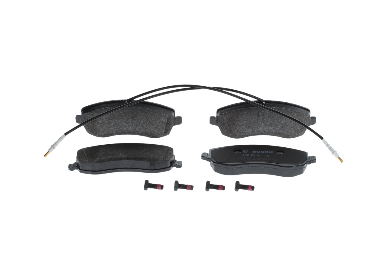 0986494385, Bremsekloss sett, Sada brzdových destiček, kotoučová brzda, BOSCH, 425394, 77364821, 425395, 425495, 05P1557, 13046027522, 139302, 1501221967, 181912, 2139302, 2483901, 573327J, 601384, 6118201, 8640, 893781, 8DB355013-871, FDB4154, GDB1820, LP2173, MDB2953, P61104, PAD1717, T1761, 2483919415, 671142