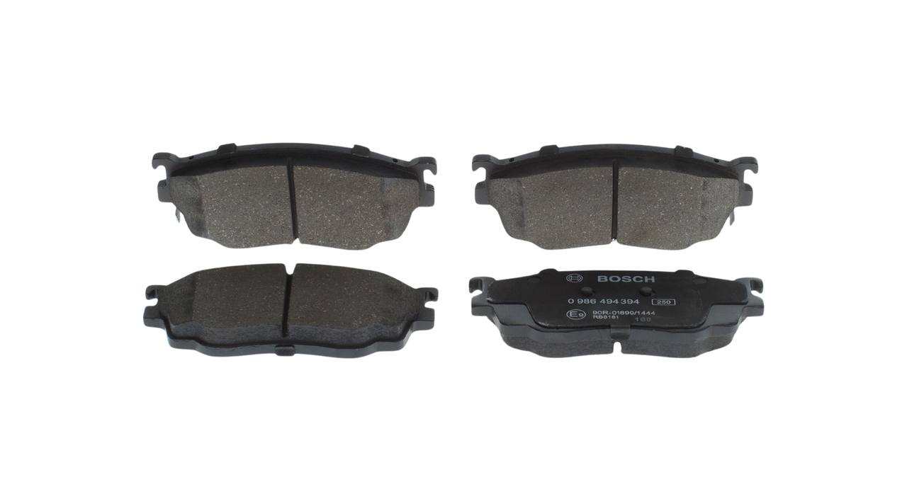 0986494394, Bremsekloss sett, Sada brzdových destiček, kotoučová brzda, BOSCH, GGYE3323ZC, G1YC3323Z, G1YC3328Z, G1YN3323ZA, G1YN3328ZA, V9118H031, V9118X030, V9118X033, 1U1G3328Z, 05P1046, 080002, 13046058312, 181334, 2377701, 280002, 3100, 4940, 572444B, 572444J, 598647, 6132539, 8DB355011-561, FDB1557, GDB3253, J3603051, LP1527, MDB2035, P49026, PAD1383, 2377715005