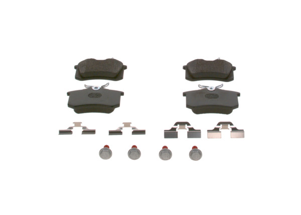 0986494600, Bremsekloss sett, Sada brzdových destiček, kotoučová brzda, BOSCH, 1J0698451F, 440600295R, 440600364R, 5C0698451A, 440605713R, 8E0698451L, 440605839R, 440607960R, 7701206343, 7701206784, 7701207484, 7701207695, 7701208213, 7701208416, 7701208421, 7701209735, 7701209841, 026305, 05P1788, 0986494387, 1022, 13046027402, 180697703, 226303, 2355401, 301180, 448181, 571361J, 8DB355006-831, FDB1491