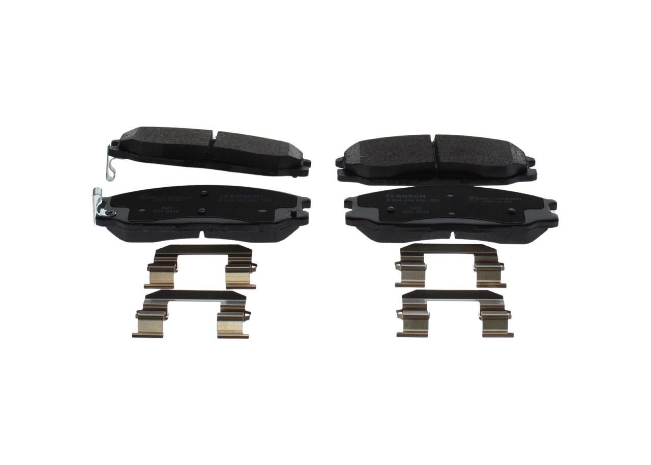 0986494650, Bremsekloss sett, Sada brzdových destiček, kotoučová brzda, BOSCH, 41060MB225, 4813008260, 5810126A00, 5810126A10, 4813008BA0, 48130091A0, 5810126A20, 5810126A30, 581013AA20, 5810139A40, 581014AA26, 05P858, 077102, 0986TB2379, 13046048652, 1501223414, 181372, 2356901, 265112, 301505, 3730, 572453B, 572453J, 6132449, 7330, 8DB355009-991, FD7057A, FDB1605, GDB1345, J3600531