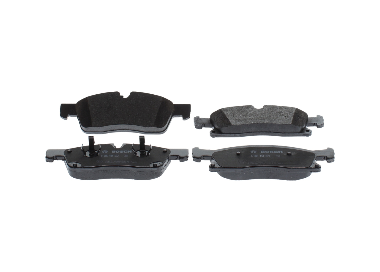 0986494672, Bremsekloss sett, Sada brzdových destiček, kotoučová brzda, BOSCH, A0004208804, A0004209600, A0064203820, A0064203920, A0074208020, A74208020, 0004208804, 0004209600, 0064203820, 0064203920, 0074208020, 74208020, 05P1735, 0986TB3215, 13046072822, 143010, 1501223373, 181988, 2143010, 2519201, 302913, 573459B, 573459J, 6119462, 8DB355019-701, 9424, FDB4403, GDB1946, LP2298, MDB3239