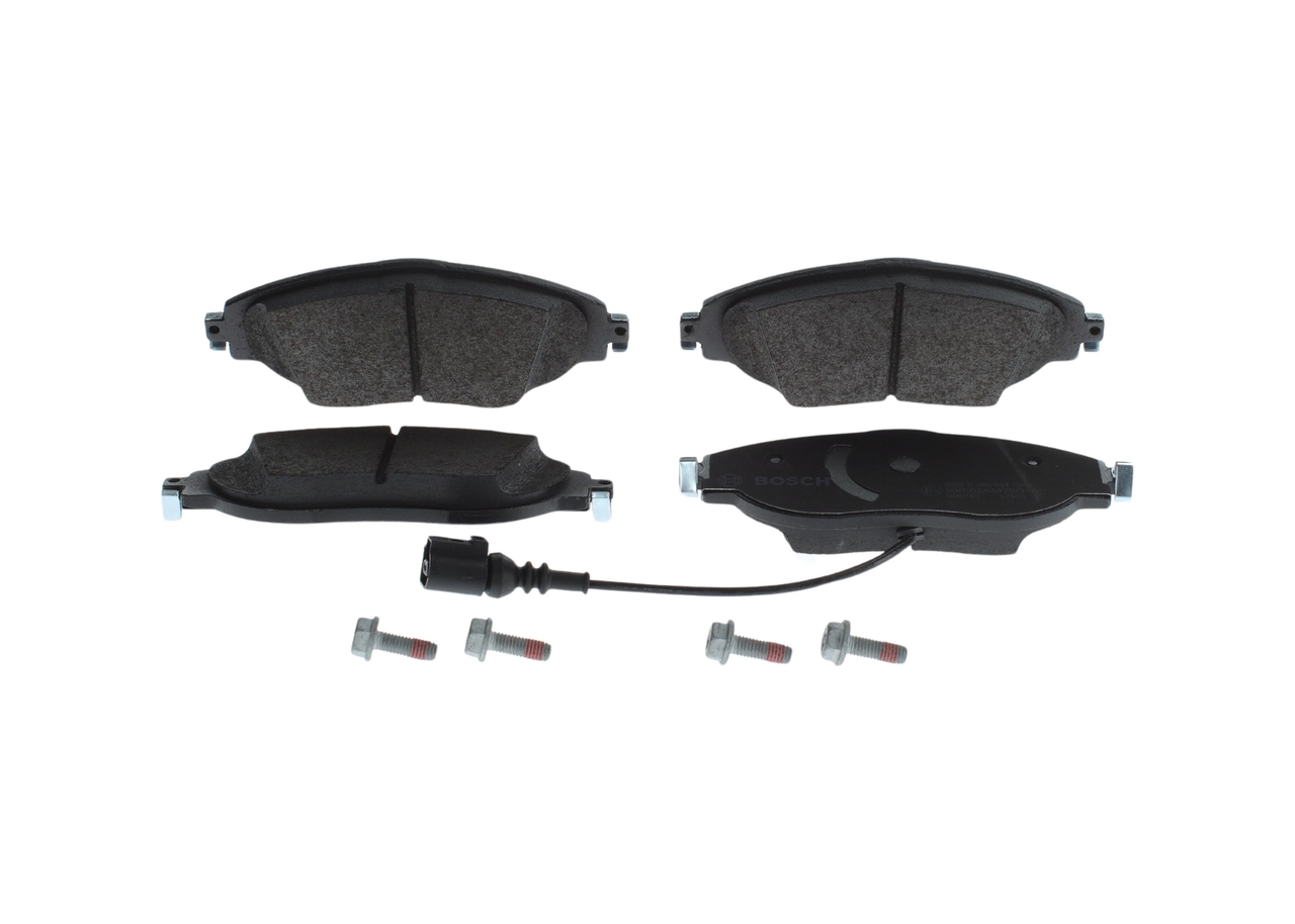 0986494704, Bremsekloss sett, Sada brzdových destiček, kotoučová brzda, BOSCH, 5Q0698151AJ, JZW698151AT, 3C0698151E, 3C0698151F, 3C0698151G, 3C0698151H, 3C0698151L, 3C0698151M, 5QJ698151, 5Q0698151K, 7N0698151A, 7N0698151B, 7N0698151C, 7N0698151D, 7N0698151H, 7N0698151J, 05P1734, 0986TB3175, 13046026172, 147001, 15012247111, 182018, 2147001, 2473801, 302416, 573418B, 573418J, 6119184, 8DB355015-921, 9680