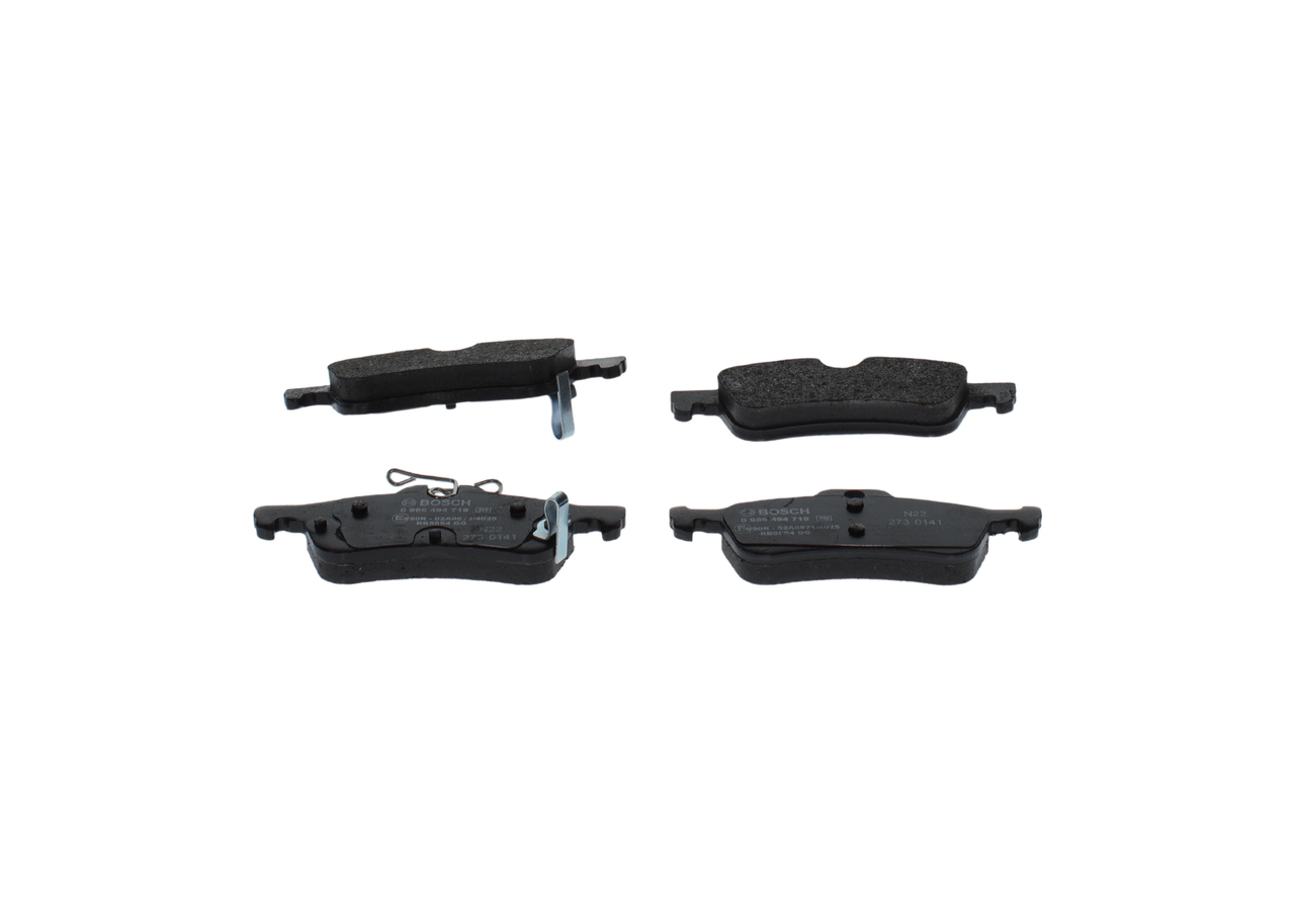 0986494719, Bremsekloss sett, Sada brzdových destiček, kotoučová brzda, BOSCH, 43022-TV0-E00, 43022-TV0-E01, 43022-TV8-E01, 05P2076, 086212, 13046072902, 182101, 2505401, 286212, 302911, 572588J, 6135882, 8DB355020-501, FDB4041, GDB3588, J3612041, LP3147, MDB3291, P28070, PAD1966, RA08651, T2193, 2505414605, 573873J, 601486, 607290, FDB5153, P28070N, PD3372, 670486