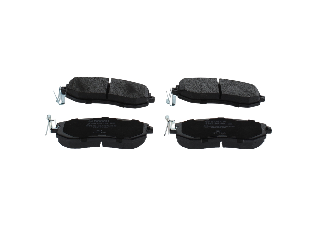 0986494761, Bremsekloss sett, Sada brzdových destiček, kotoučová brzda, BOSCH, 26296SC000, SU00304089, SU00304090, 26296FJ020, 26296SC010, SU00310626, SU00310627, 26296SC021, 05P1363, 095114, 13046057872, 182199, 2576001, 295104, 295114, 302722, 572550J, 6135199, 8DB355020-891, FDB1637, GDB3519, LP1718, MDB3374, P78013, PAD1454, T2274, 05P1729, 295111, 572550JD, 601728