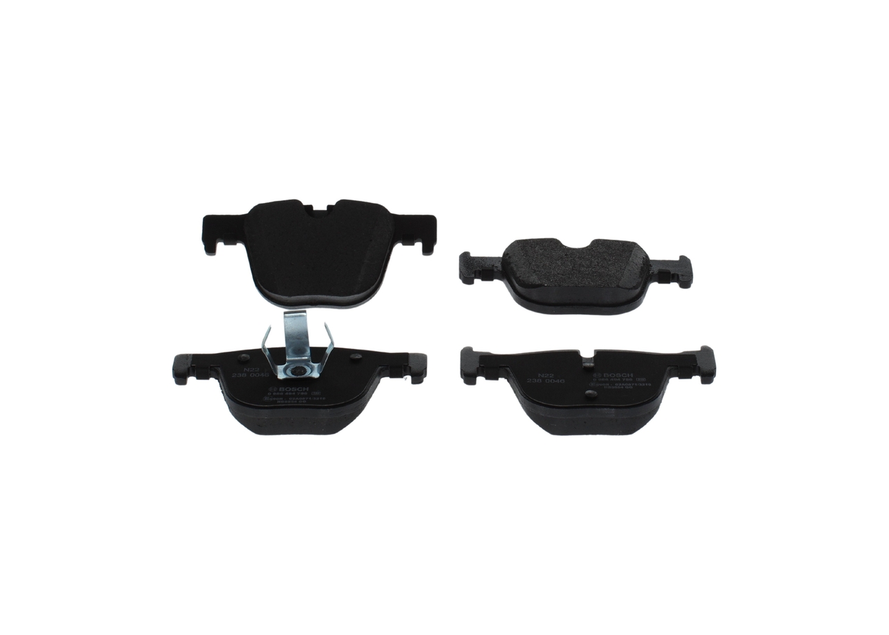 0986494786, Bremsekloss sett, Sada brzdových destiček, kotoučová brzda, BOSCH, 34206799813, 34216850570, 34218855007, 05P1993, 0986TB3182, 13046038732, 149300, 182064, 2149300, 2551401, 302279, 573354, 573354J, 6119372, 8DB355019-781, 9790, FDB4687, GDB1937, LP2494, MDB3258, P06072, PAD1884, RA10160, T2165, 573354JC, 601319, 8DB355026-501, FDB4687D, LP2494N18B1, P06072N