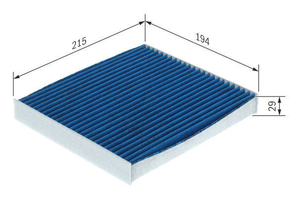 0986628623, Kupefilter, Filtr kabin., BOSCH, CPLA18D483AA, HK5M18D483AA, VPLGS0478, T2H34776, T4K12851, 0986628523, AHA256, E2945LB, FP1919, LAO490, PCA8186