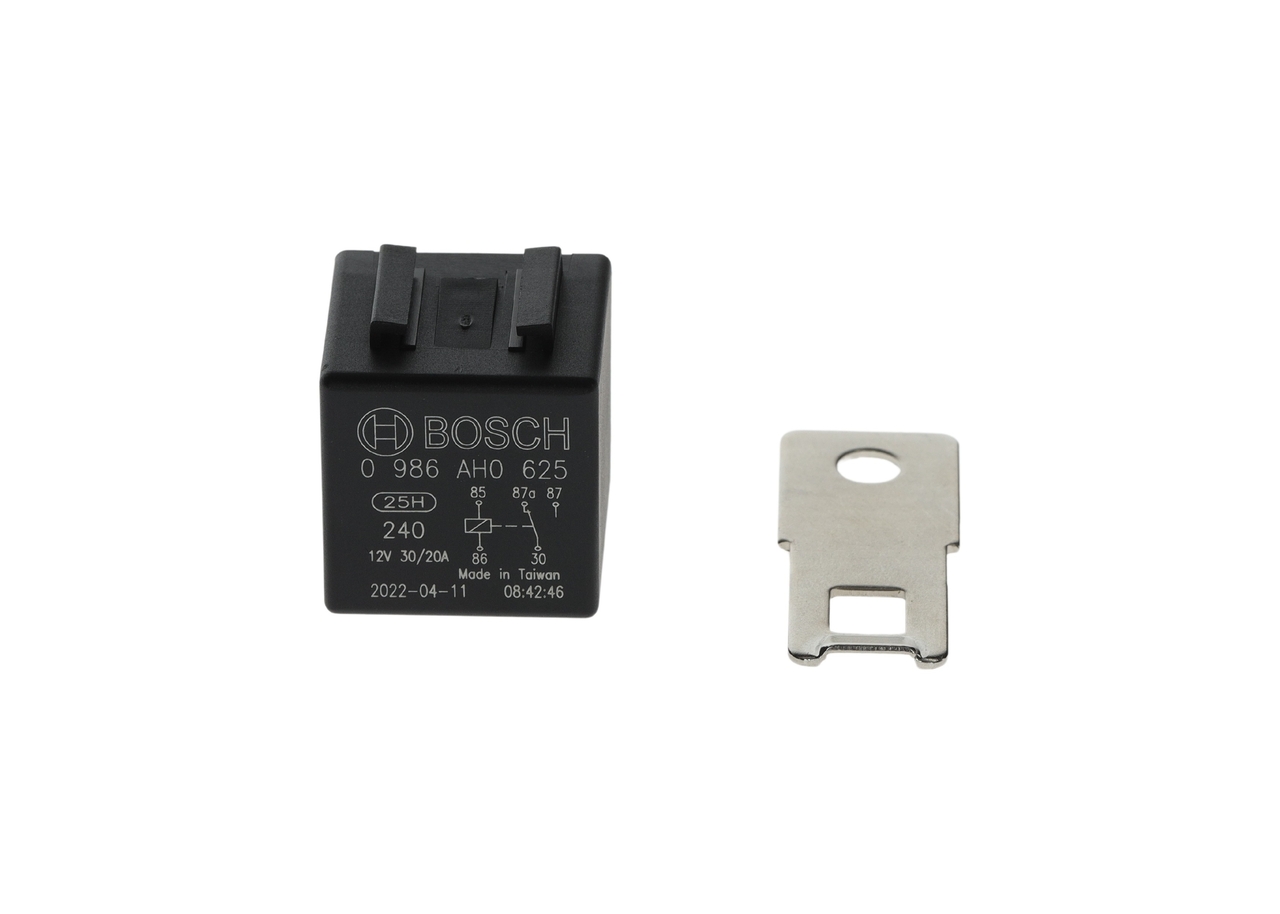 0986AH0625, Relè, ABS, Relé, pracovní proud, BOSCH, 0084354, 01161143, 0191927841, 08533176, 0867516, 0900003244, 1000193647, 1018577, 116006513524, 1164015, 12033862, 12088572, 1238307, 126709, 132201, 157992, 166009, 1731116, 27DAC7687, 307120290007, 3095148M91, 3146359R1, 3808103101000, 391603C200, 397580025, 4272432M1, 4339371, 4379250, 5000409318, 5516038407
