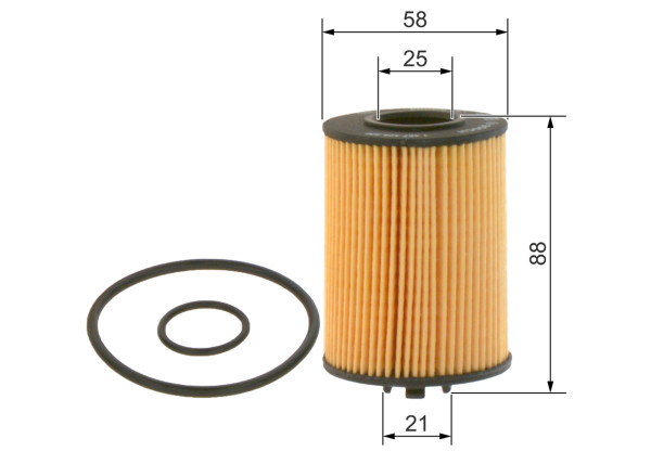 1457429306, Oljefilter, Olejový filtr, BOSCH, A2661800009, A2661840325, 2661800009, 2661840325, 2506300, AC8085, CH10054ECO, E146HD108, ELH4365, EOF184, FA5768ECO, HU6121X, L379, M61, OE6409, OX382D, S5063PE, WL7405