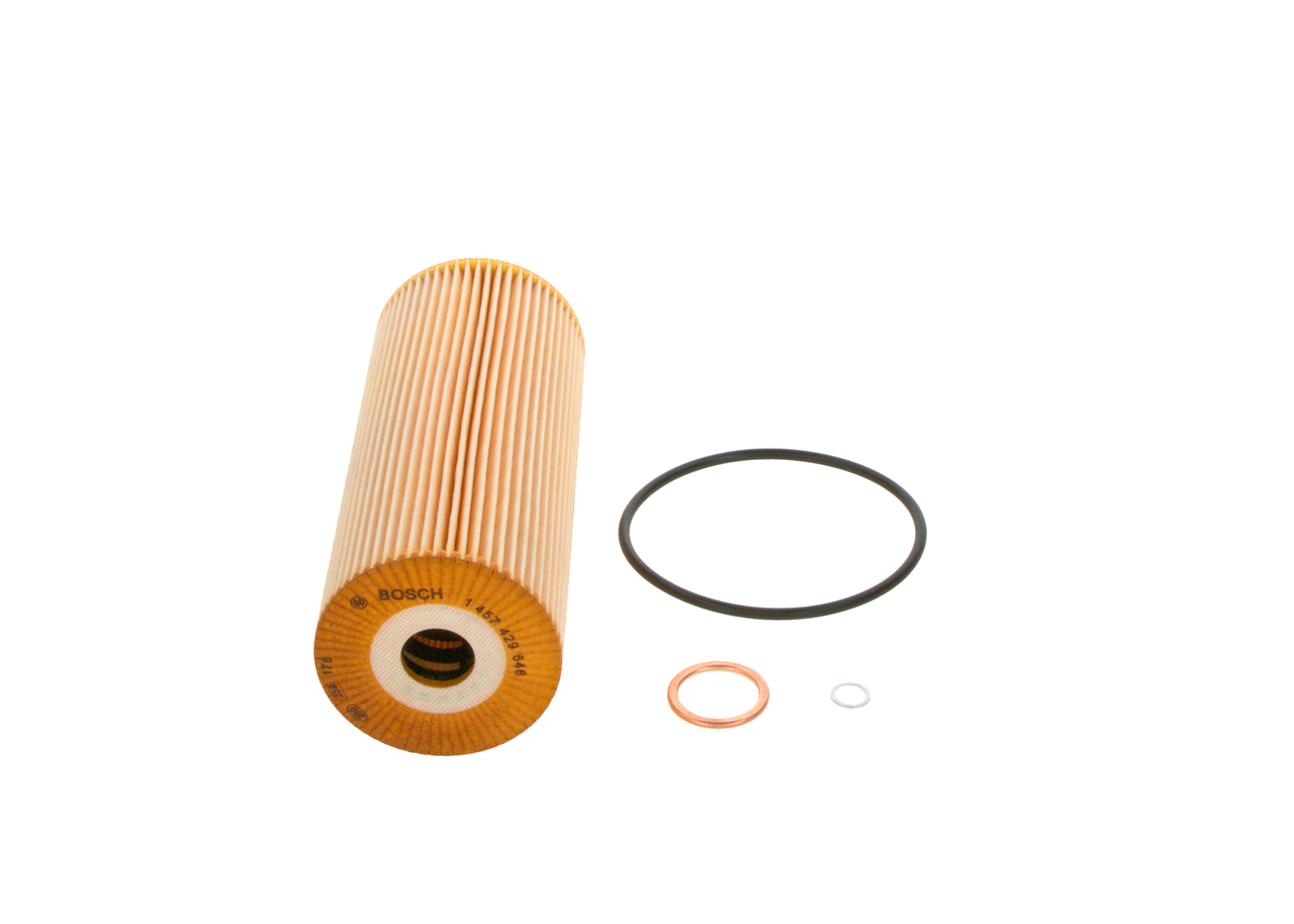 1457429646, Oljefilter, Olejový filtr, BOSCH, 0001336332, 13113774, 1500965, 5001846628, 560282808, A0011844225, 01335300, 5021107384, 7004125, 76001700, A0011844325, 01336330, A0011845225, 01336331, A0011845525, 01336332, A3521800109, 1335300, A3661800009, 1336330, A3661800309, 1336331, A3661800310, 1336332, A3661800809, A366180080967, A3661840125, A3661840825, A3661840925, A3661841025