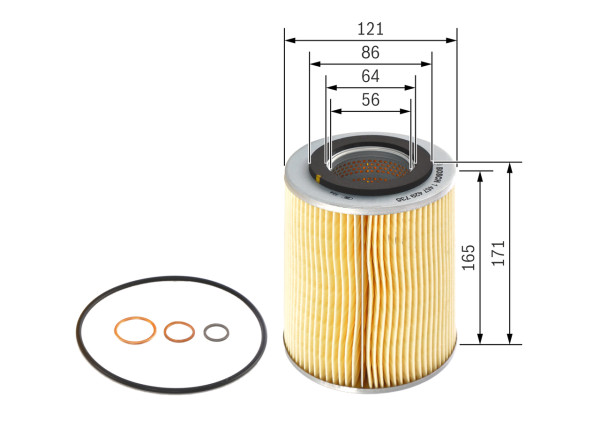 1457429735, Oljefilter, Olejový filtr, BOSCH, 0001335291, 1500879, 5000242510, 5001846630, 51055040028, 7002914, 8311999137, A0001801009, 01335290, 51055040085, A0001807909, 01335291, 5021107382, 51055040091, A0011840225, 1335290, 81000000239, A0011840425, 1335291, A0011840525, A0089977045, A3621800110, A4011800009, A4011800011, A4011840025, A8319000110, 0001801009, 0001807909, 0011840225, 0011840425