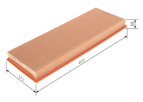 1457429988, Luftfilter, Vzduchový filtr, BOSCH, 25062206, 5022745, A6030940104, 6030940104, 890X9601FA, 0525981, 1457429988, 183AP, 2300, 3092900, 9180, A1905, A328, AF0124, AF3501, AG1041, AG1254, AG261, AI5029, AP012, AP136, C48183, CA4579, E32L, EAF292, EFA497, ELP3337, FA1606, GFE2185, LX97