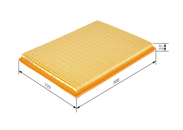 1457433007, Luftfilter, Vzduchový filtr, BOSCH, 1444P5, 25062434, 25062467, 90443099, 7453335, 90351529, 90486883, 834264, 90351530, 834266, 90443101, 834268, 90443102, 834271, 834334, 835605, 90410651, 90410652, 90443103, 90443104, 0986TF0137, 2440, 3001700, 332AP, 9273, A1416, A212, A37010, A406, AG1105