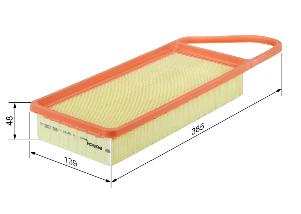 1457433076, Luftfilter, Vzduchový filtr, BOSCH, 1147681, 1444VZ, MA5635, SU00100653, Y40113Z40, 1444W9, 1444X3, 1672497, SU00100878, Y40113Z40A, 1444X2, 1444X7, 1735085, SU00100901, 2S6Q9601AA, 9642212080, 2S6Q9601A1A, 9645295780, 11123210009, 18088, 2741, 2S6Q7901A1A, 3015300, 32533, 585005, 60026, 62932533, 71758664, 8280, A1140