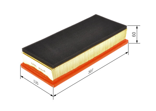 1457433156, Luftfilter, Vzduchový filtr, BOSCH, 46741119, 3012700, 8216, A1091, AG1212, AP0242, C3188, CA9094, E674L, EAF414, ELP3861, LX1026, MA1197, PA7351, WA6701