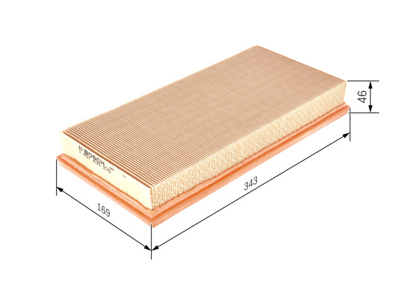 1457433276, Luftfilter, Vzduchový filtr, BOSCH, 30862730, MR127077, 30873414, MR239024, XR127077, 1457433276, 2517, 3007000, 35124, 60504, 810AP, A1076, A627, ADC42233, AF0395, AG1154, AG1243, AI5165, AP180, AP258, C35124, CA5739, E653L, EAF270, ELP3704, J1325036, LX504, MA1358, MA496, MAP6962