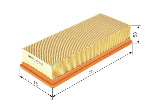 1457433282, Luftfilter, Vzduchový filtr, BOSCH, 1444Q8, 7701041740, 2574, 3011100, 8044, A1284, AG1354, AI5163, AP1341, C3093, CA5894, E1319L, EAF130, ELP3670, F026401718, LX477, MA1063, PA7223, TENA286, WA6529, A362, AG1540, A867, PRFPA7223