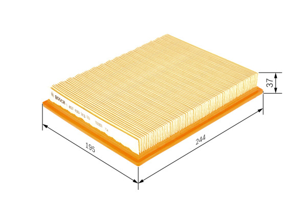 1457433303, Luftfilter, Vzduchový filtr, BOSCH, B31988, 46420988, 46468012, 7082141, 71736132, 71754230, 71771378, 71771785, 0986TF0085, 3008900, 8131, A134, A383, AG947, AI5188, AP155, C2569, CA5627, E1210L, EAF450, ELP3736, LX887, MA1064, P089, PA7219, S4310A, U684, WA6340