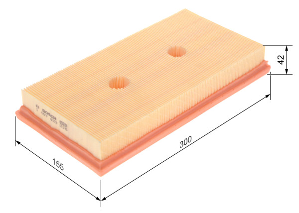 1457433315, Luftfilter, Vzduchový filtr, BOSCH, 03C129620B, 1457433315, 3020900, 500AP, 8450, A1216, A2176, AG1665, AP1497, C30831, CA10058, E601L, EAF626, ELP9114, LX1643, MA1386, MAP60151, MD8248, PA7500, S3209A, WA9473, 3020940