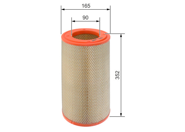 1457433332, Luftfilter, Vzduchový filtr, BOSCH, 0003188260, 001022530, 006000789F1, 01022530, 113855M1, 11883618, 11911712560, 12700082, 1403068, 151849148, 16500X715AA, 17741F981071, 1902056SL, 1930589, 20E01K1390, 213540051, 222421A1, 3098170410, 32915700, 3540051M1, 382933120100, 40050400117, 4918199M1, 5021149054, 57587966, 6005011111, 7619404, 9P921881, A000014214, AT169911
