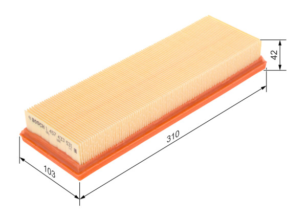 1457433531, Luftfilter, Vzduchový filtr, BOSCH, 1654600QAE, 4402614, 7701047285, 9110614, 1654600QAP, 4416403, 7701476258, 93187335, 1654600Q0C, 7701477096, 93161283, 8200065768, 8200457286, 2660, 3015000, 60047, 8112, A1067, A1607, A18252, A2206, ADN12241, AF20058, AG1148, AG1713, AI5244, AP1342, C3251, CA10251, E417L