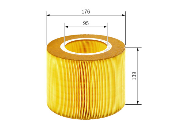 1457433590, Luftfilter, Vzduchový filtr, BOSCH, 4572491, 55560911, 5173166, 5461959, 1457433559, 2627, 2735400, 60988, 8108, A17908, A378, A478, AF20024, AF7961, AG1028, AG1366, AI3736, AR3662, C18143, CA5994, E460L, EAF376, EL3955, FL6915, LX3955, MA6996, MD786, PC2114E, S8740A, WA6604