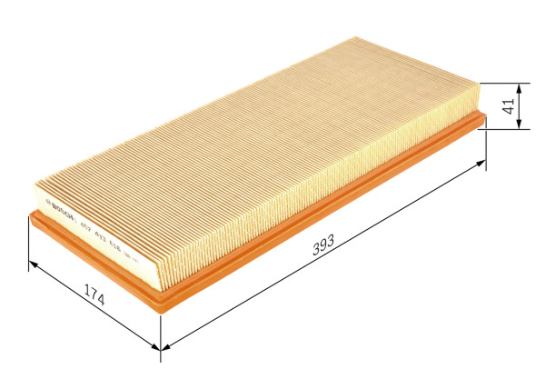 1457433616, Luftfilter, Vzduchový filtr, BOSCH, 13712245401, 1457433616, 2684, 3007100, 530AP, 60012, 8025, A27623, A291, A322, AF0324, AG1313, AI5134, AP0891, AP159, C40124, CA5716, E384L, EAF190, ELP3824, LX569, MA1152, MD9298, PA7189, PC2534E, S1920A, WA6261