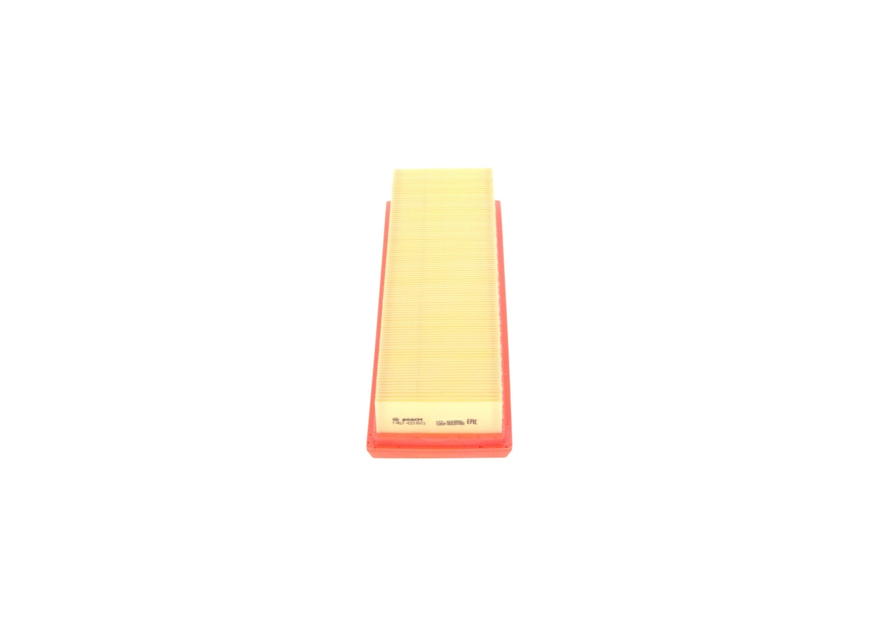 1457433623, Luftfilter, Vzduchový filtr, BOSCH, 0016003420, 1444L6, 7701036270, 1457433443, 16121036270, 17250, 2531, 289AP, 3002500, 585104, 60917250, 60961, 71758516, 8073, A17340, A219, A462, AF0202, AI5096, AP079, AP180, AR7704, C30421, CA5463, E353L, EAF119, EDA313, EFA572, ELP3589, HP2101