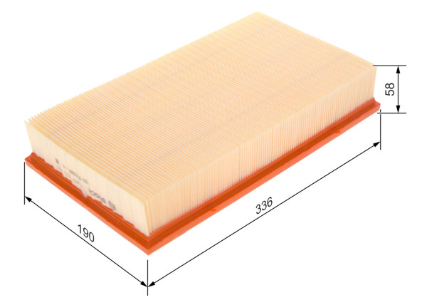 1457433699, Luftfilter, Vzduchový filtr, BOSCH, A6040940504, A6040940604, A6040942004, 6040940504, 6040940604, 6040942004, 0986AF2353, 222AP, 2514, 3007300, A1486, A2606, A27698, A299, A310, AG907, AI5146, AP1181, C34175, CA5782, E242L, EAF251, ELP3735, LX517, MA1058, PA7196, WA1051, WA6297, 0986TF0065, CA5880