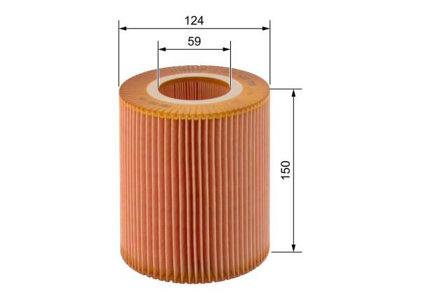 1457433715, Luftfilter, Vzduchový filtr, BOSCH, A1660940004, 1660940004, 0120940053, 1457433715, 2610, 2735500, 31159, 50013502, 585659, 60244, 71760675, 8154, A155, A17944, A393, AF20076, AG1019, AG1501, AI3709, AR2955, AR3271, AR70, C1381, CA8789, E379L, EAF070, EL3879, FL6936, HP2573, LX794