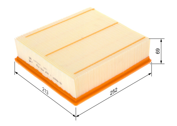 1457433772, Luftfilter, Vzduchový filtr, BOSCH, 059133843A, AY120NS048, FA3107, 059133843, 2581, 3010900, 441AP, 60035, 8191, A1054, A37901, A418, AF0394, AG1156, AI5209, AP1791, C26206, CA8887, E380L, EAF344, ELP3840, F026401741, LX593, MA1122, MD9472, PA7295, PC2287E, S3109A, U701, WA6536